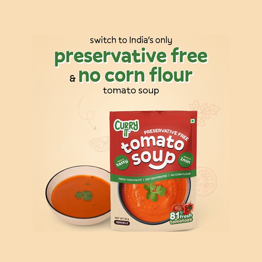 Curryit Tomato Soup (Preservative Free)