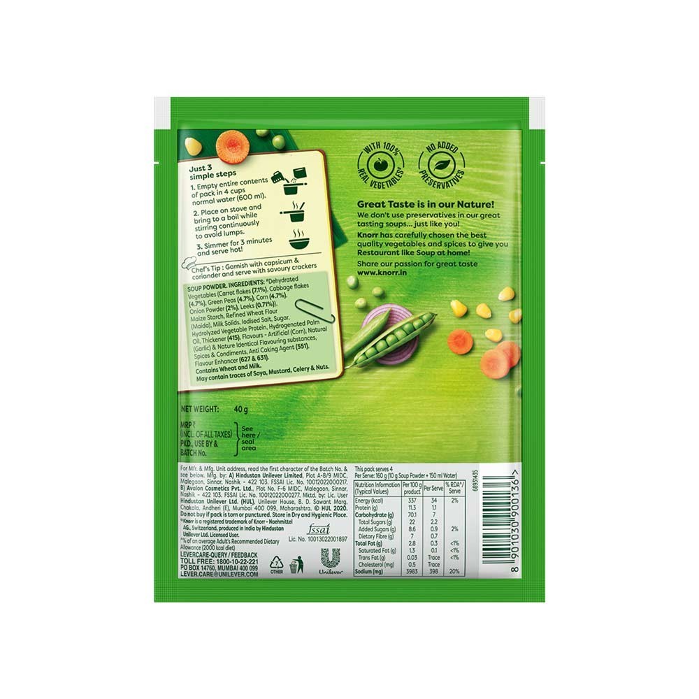 Knorr Classic Mixed Vegetable Soup with No Added Preservatives