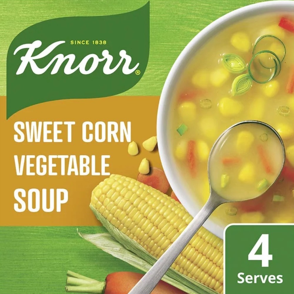 Knorr Classic Sweet Corn Vegetable Soup with No Added Preservatives
