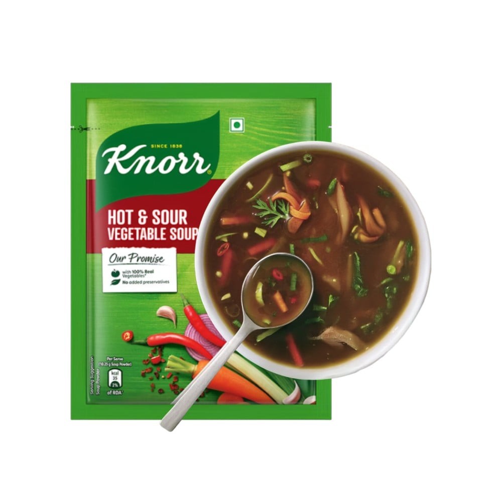 Knorr Hot & Sour Vegetable Soup with No Added Preservatives