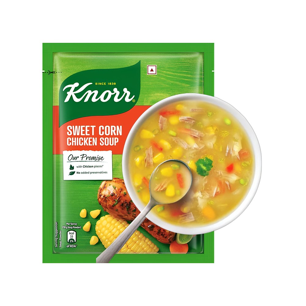 Knorr Sweet Corn Chicken Soup with No Added Preservatives