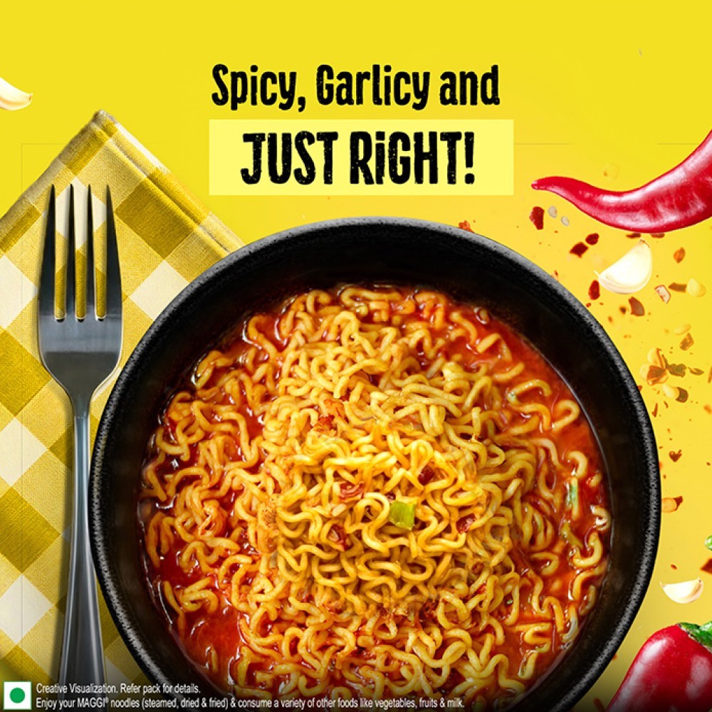 Maggi Spicy Garlic Instant Cup Noodles