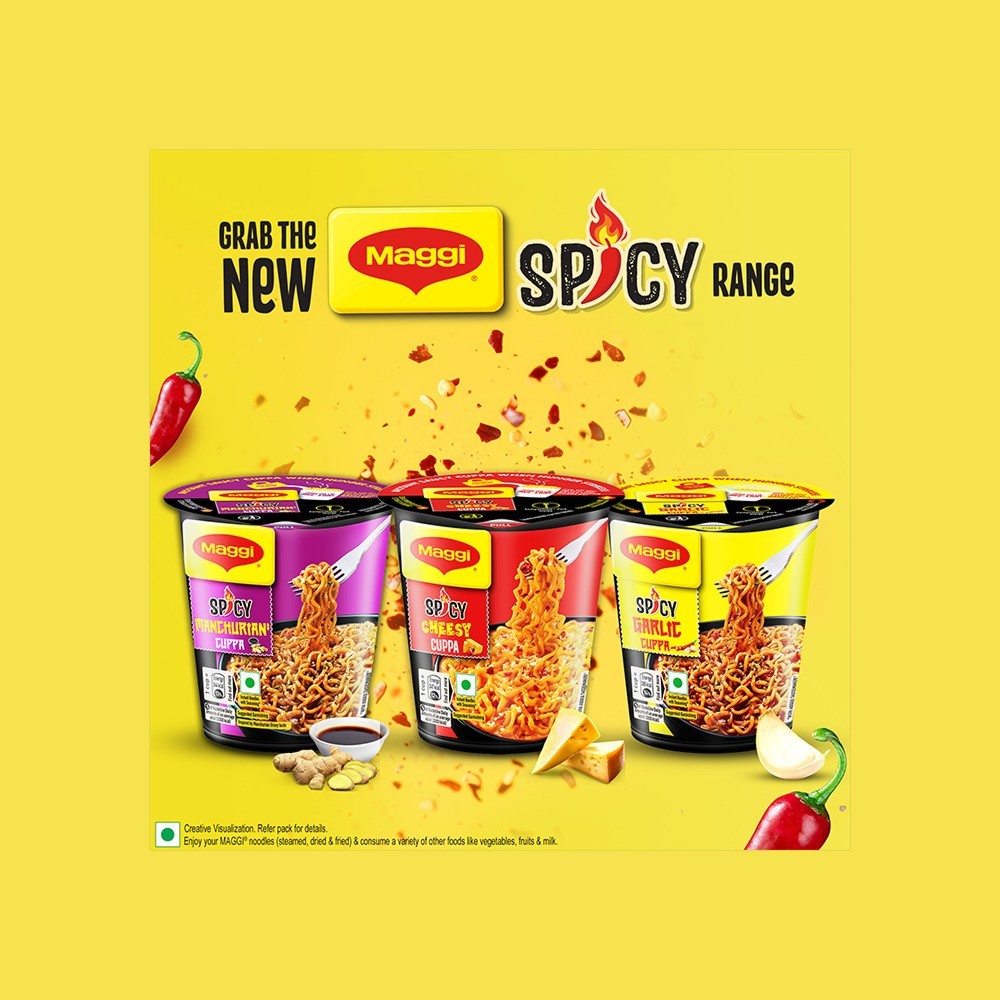 Maggi Spicy Garlic Instant Cup Noodles