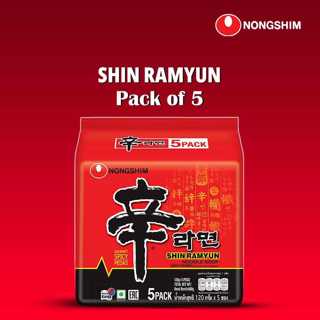 Nongshim Shin Ramyun Spicy Flavoured Instant Noodle Soup