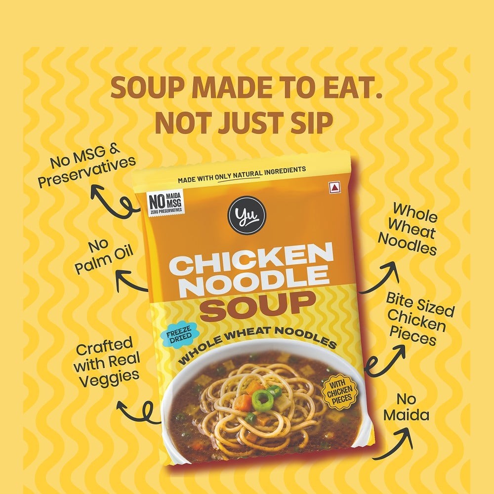 Yu Chicken Instant Noodles Soup (Whole Wheat)