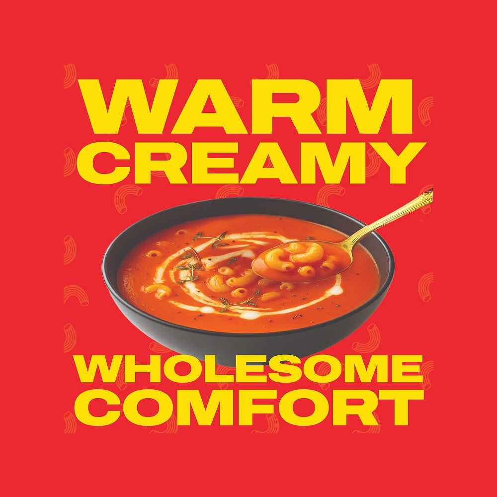 Yu Creamy Tomato Soup with Macaroni