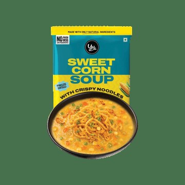 Yu Sweet Corn Soup with Crispy Noodles (Whole Wheat)