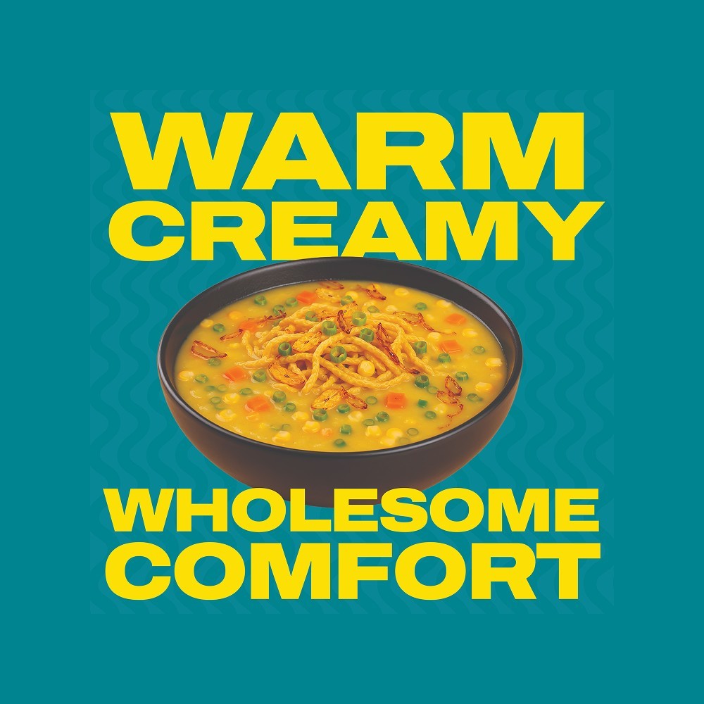 Yu Sweet Corn Soup with Crispy Noodles (Whole Wheat)