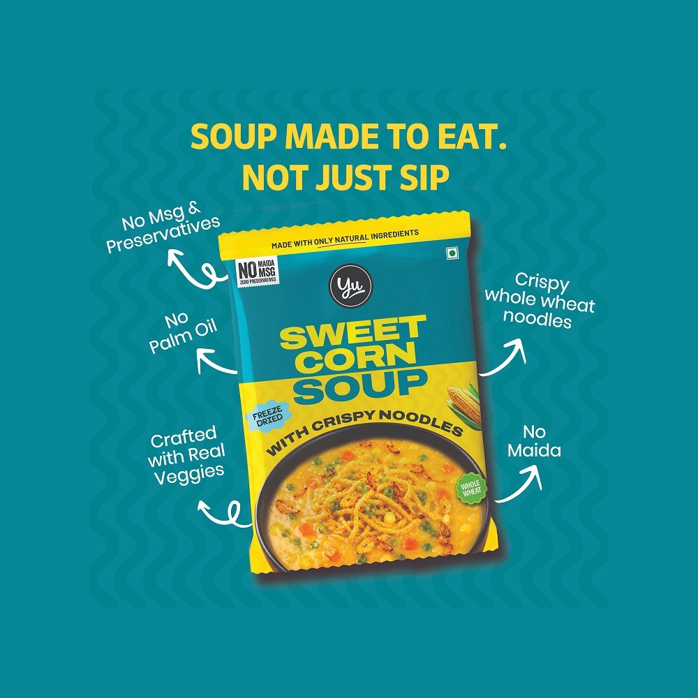 Yu Sweet Corn Soup with Crispy Noodles (Whole Wheat)