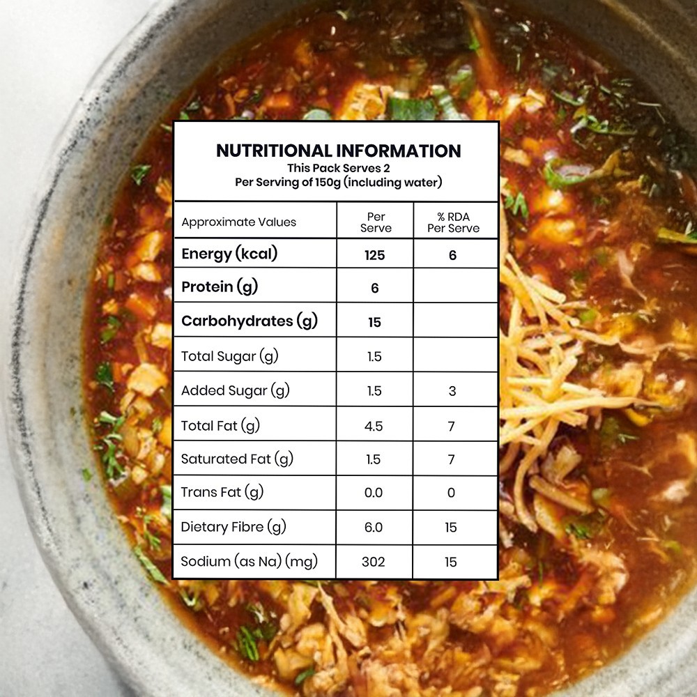 Yu Veg Manchow Soup with Crispy Noodles (Whole Wheat)
