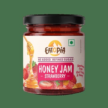 Eatopia Strawberry Honey Jam (No Refined Sugar)