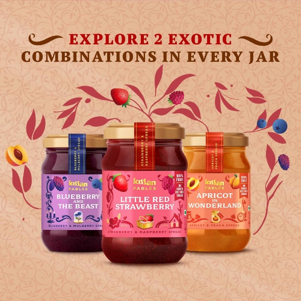 Kissan Strawberry & Raspberry Jam Spread