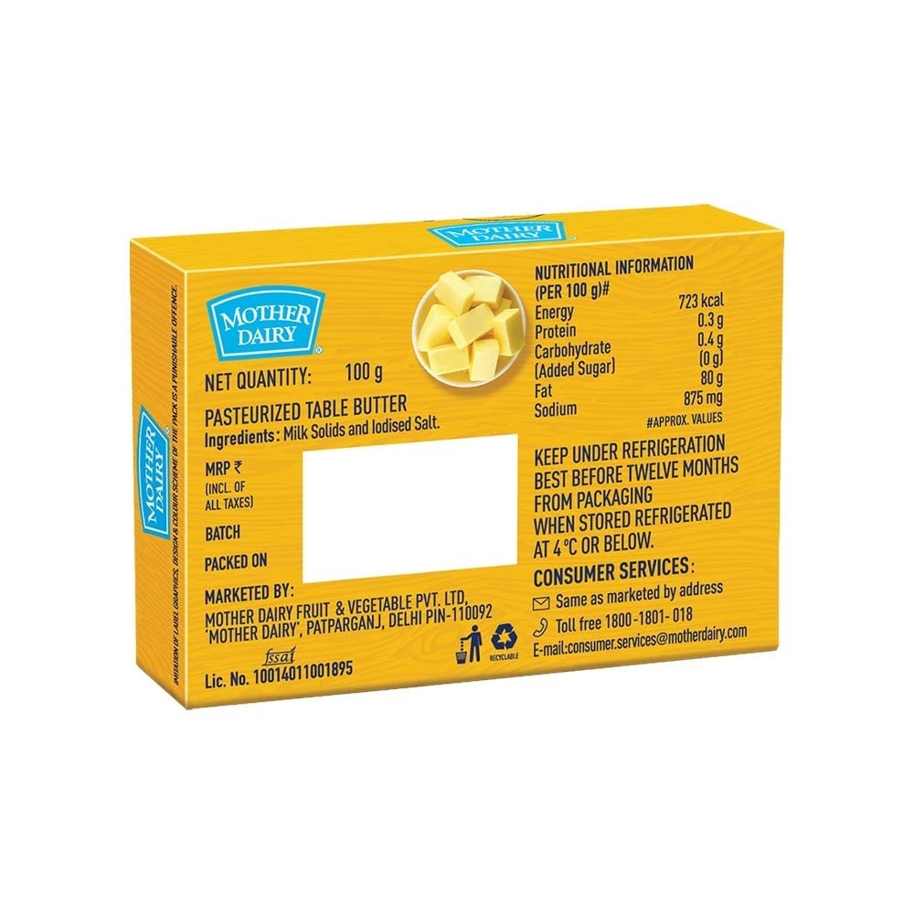 Mother Dairy Salted Butter