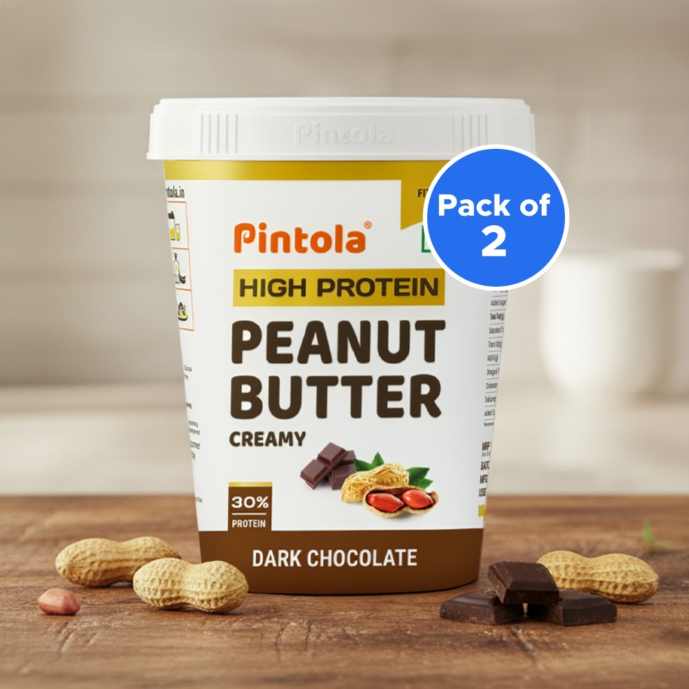 Pintola Dark Chocolate Creamy Peanut Butter (High Protein)