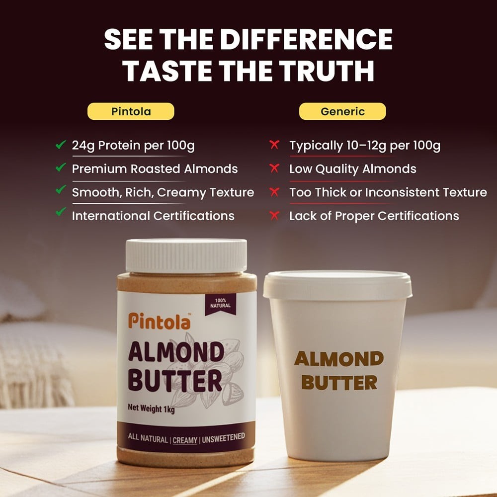 Pintola Unsweetened Creamy Almond Butter