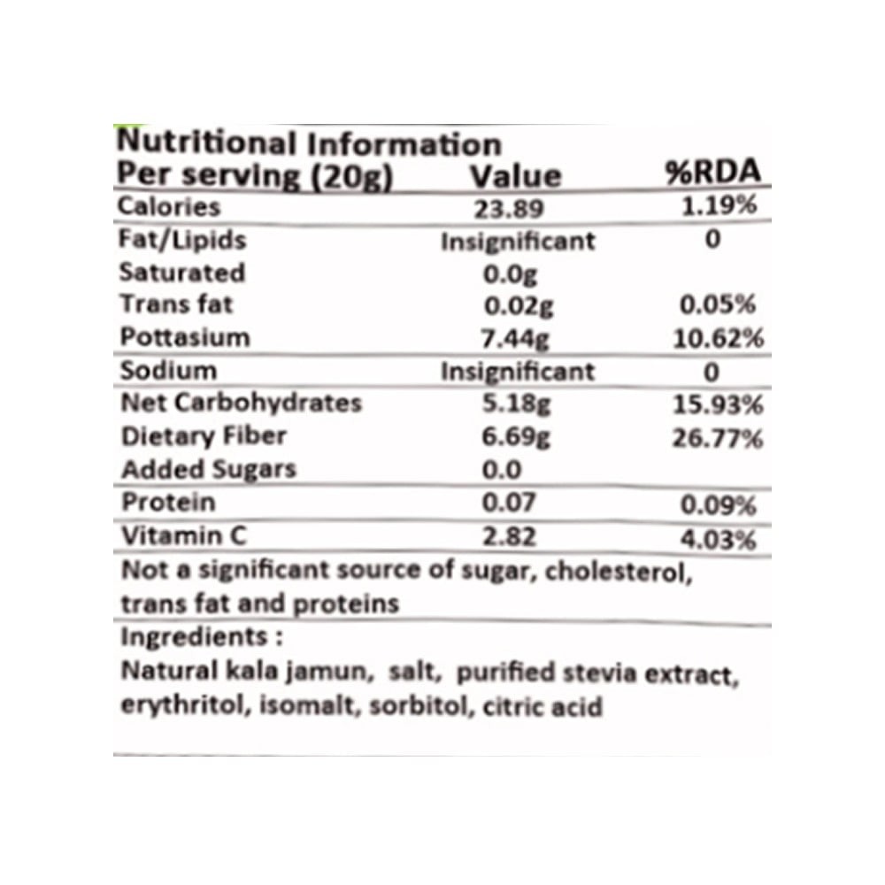 Vistevia Sugar Free Kala Jamun Jam