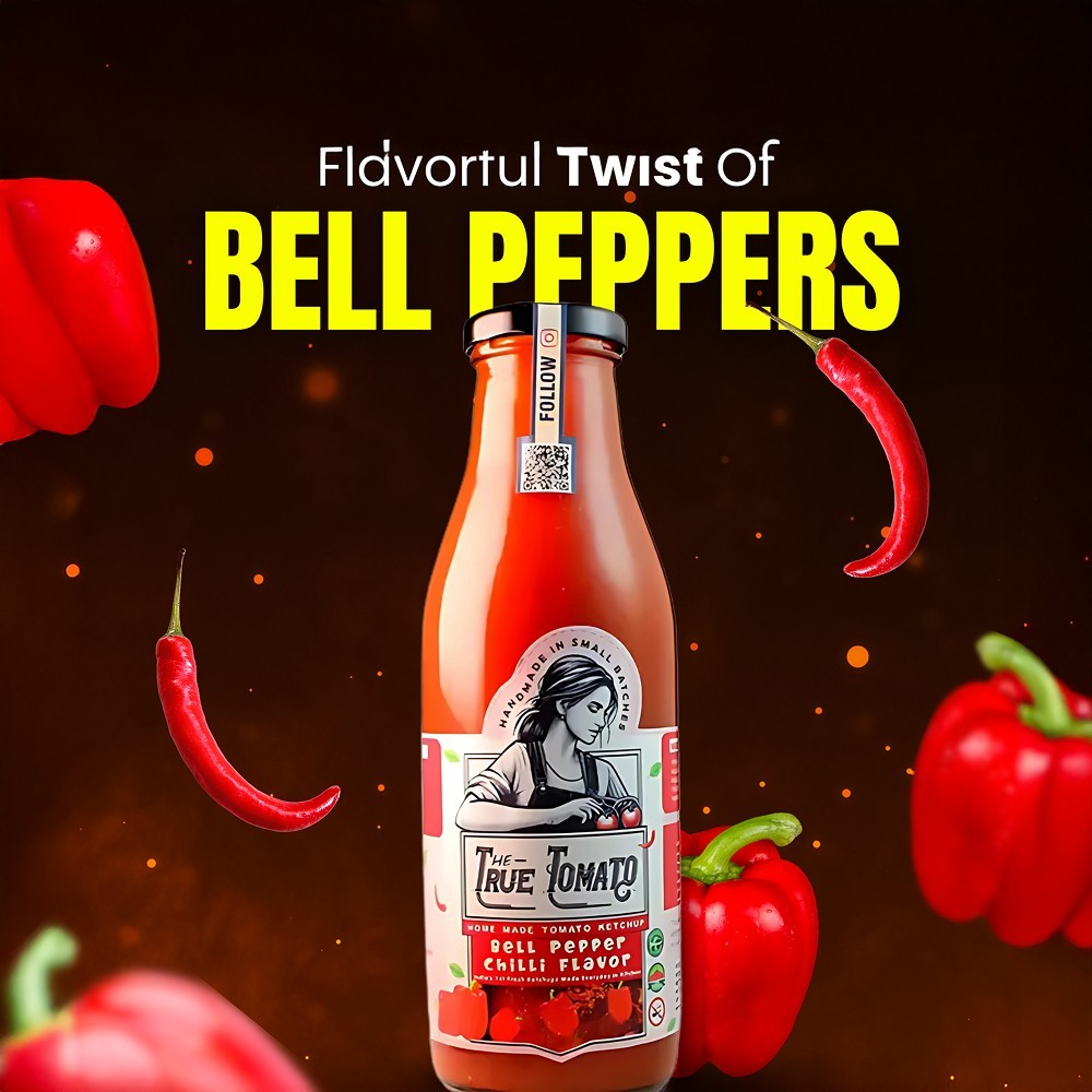 The True Tomato Ketchup (Bell Pepper Chilli Flavor)