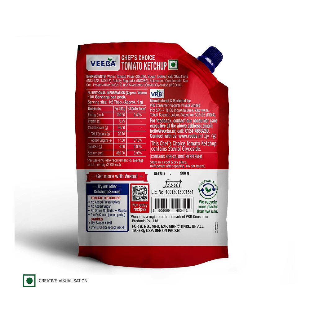 Veeba Chef's Choice Tomato Ketchup