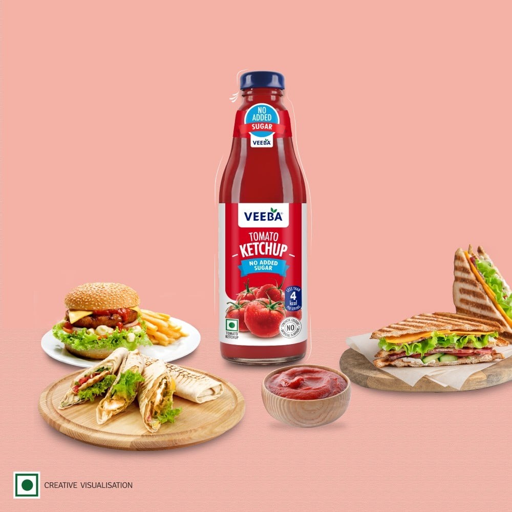 Veeba Tomato Ketchup No Added Sugar