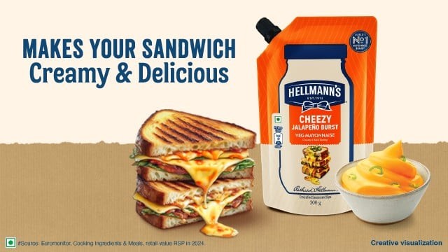 Hellmann's Cheesy Jalapeno Burst Mayonnaise