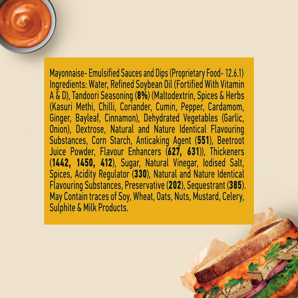 Hellmann's Smoky Tandoori Veg Mayonnaise