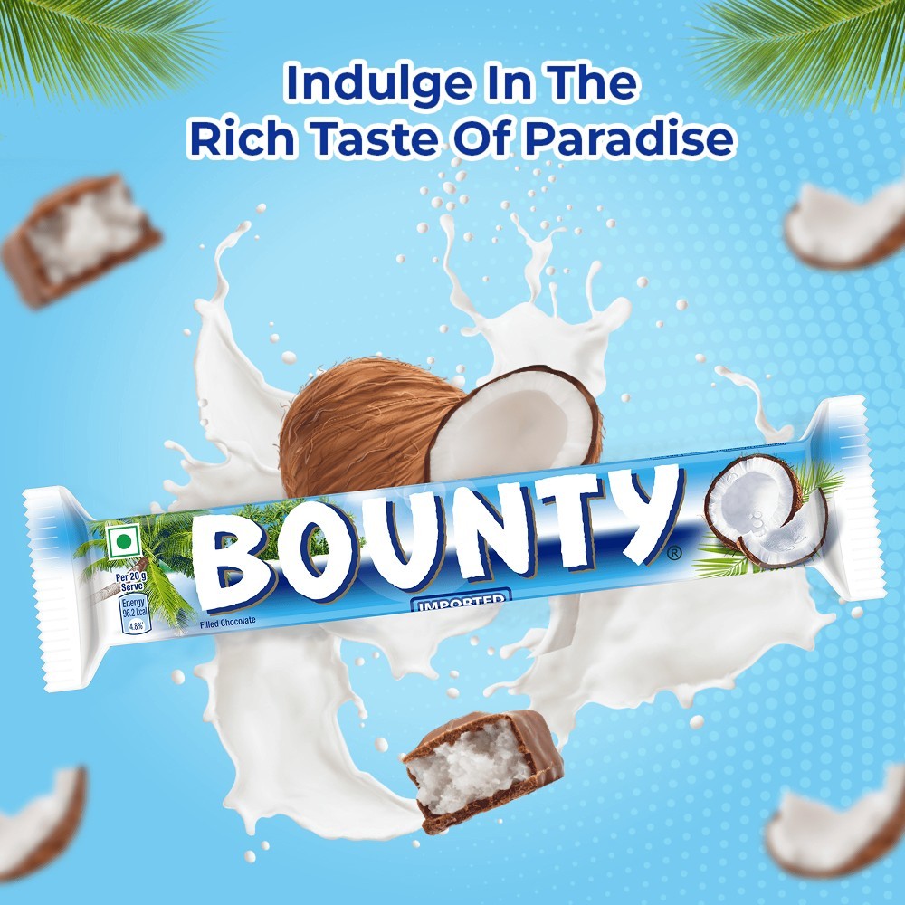 Bounty Coconut Chocolate Filled Bar