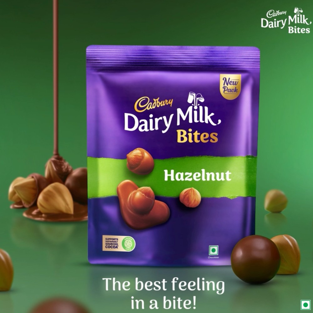Cadbury Dairy Milk Bites Assorted Chocolate Pack - Hazelnut