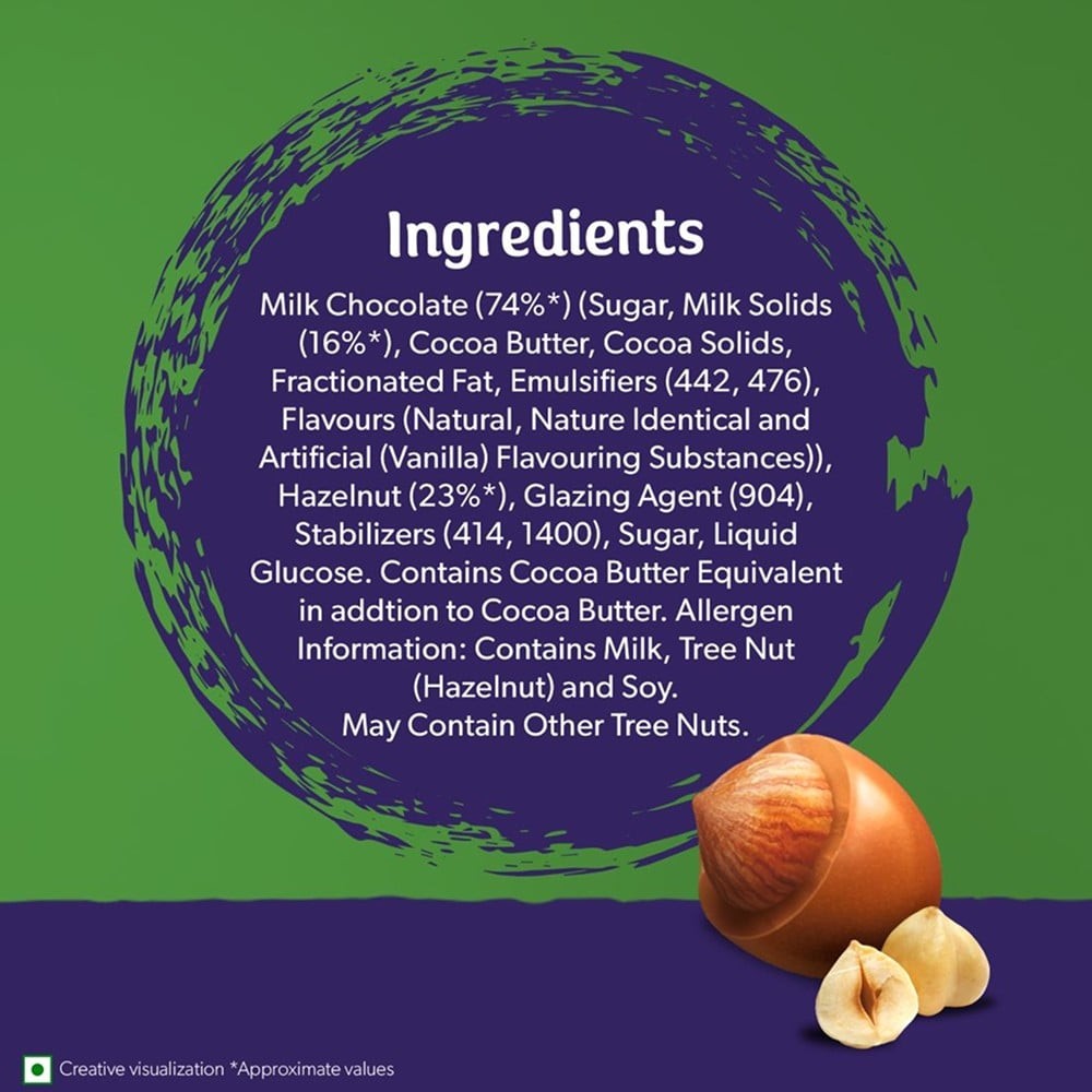 Cadbury Dairy Milk Bites Assorted Chocolate Pack - Hazelnut