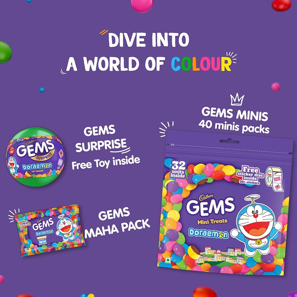Cadbury Gems Duo Chocolates Pack