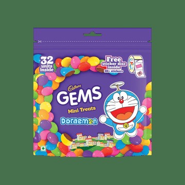 Cadbury Gems Mini Treats Shaped Chocolate Pack