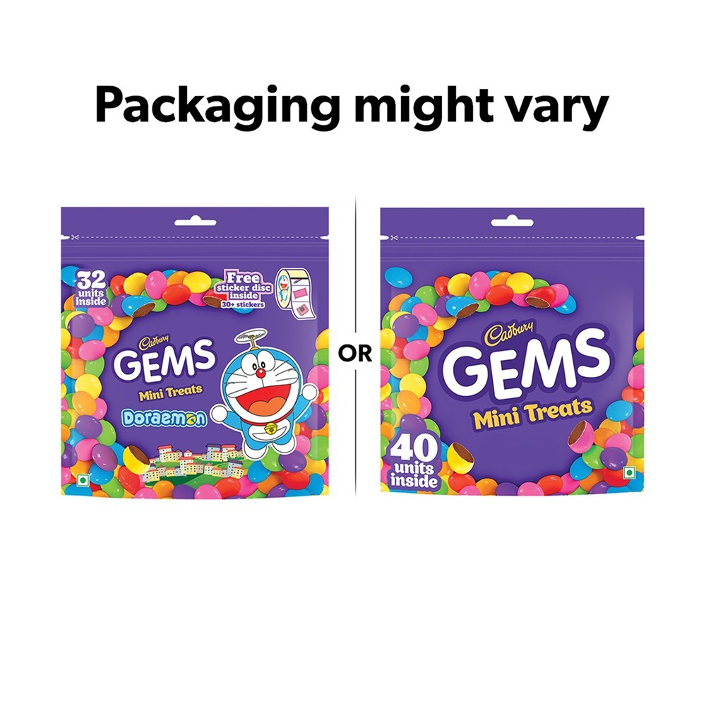 Cadbury Gems Mini Treats Shaped Chocolate Pack
