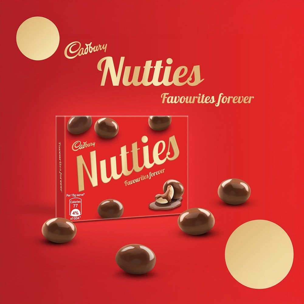 Cadbury Nutties Milk Chocolate Pack