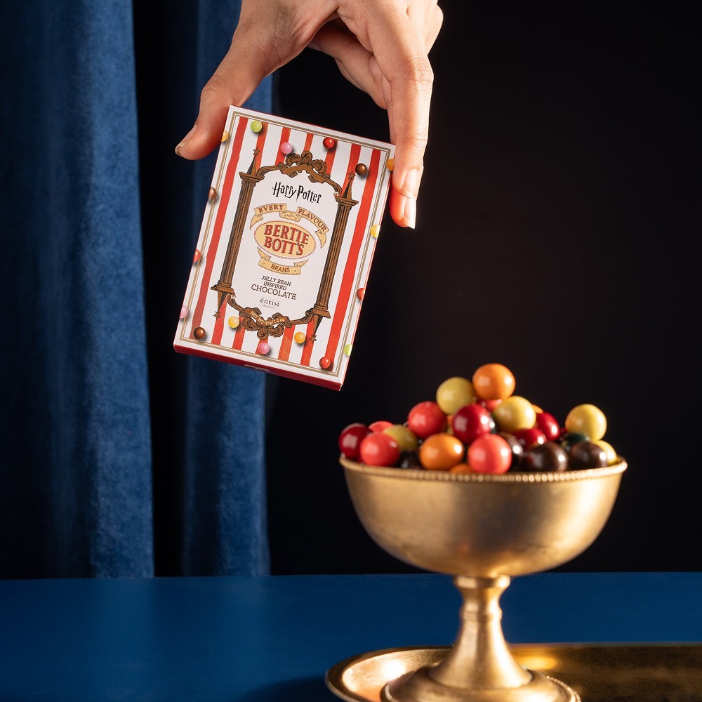Entisi Chocolatier Bertie Bott's Jelly Bean Shaped Chocolates Box