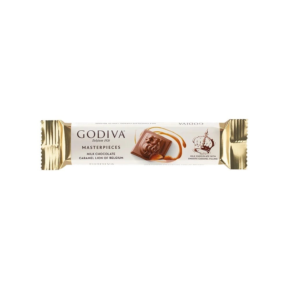 Godiva Caramel Lion of Belgium Milk Chocolate Bar