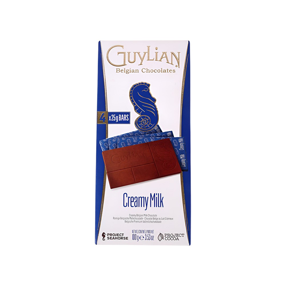 GuyLian Belgian Milk Chocolate Bar (Creamy Milk)