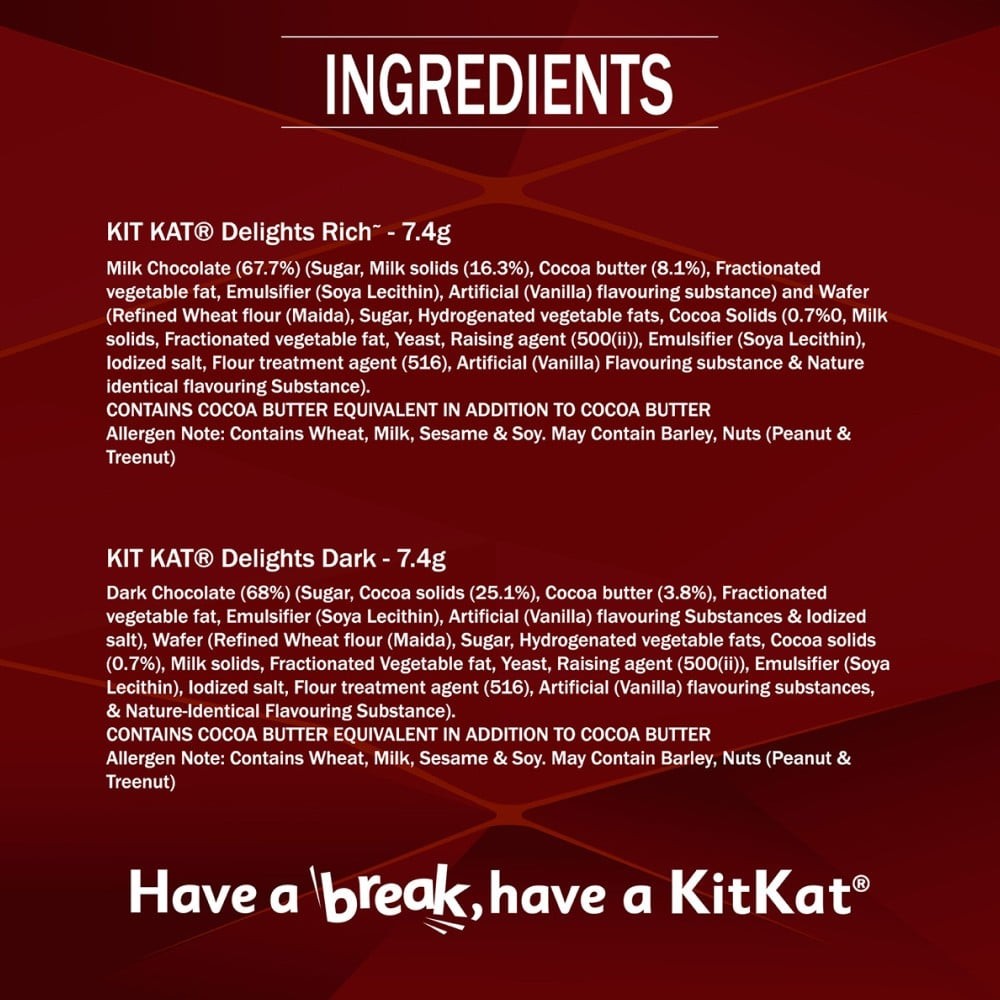 KitKat Delights Rich & Dark Minis Rakhi Chocolate Gift Pack