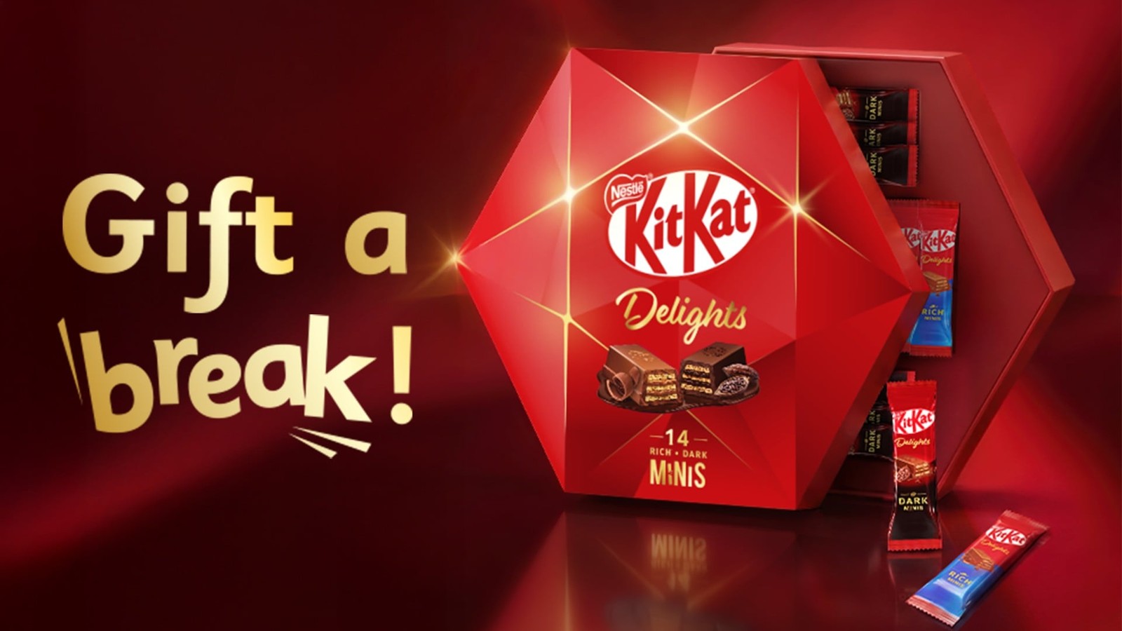 KitKat Delights Rich & Dark Minis Rakhi Chocolate Gift Pack