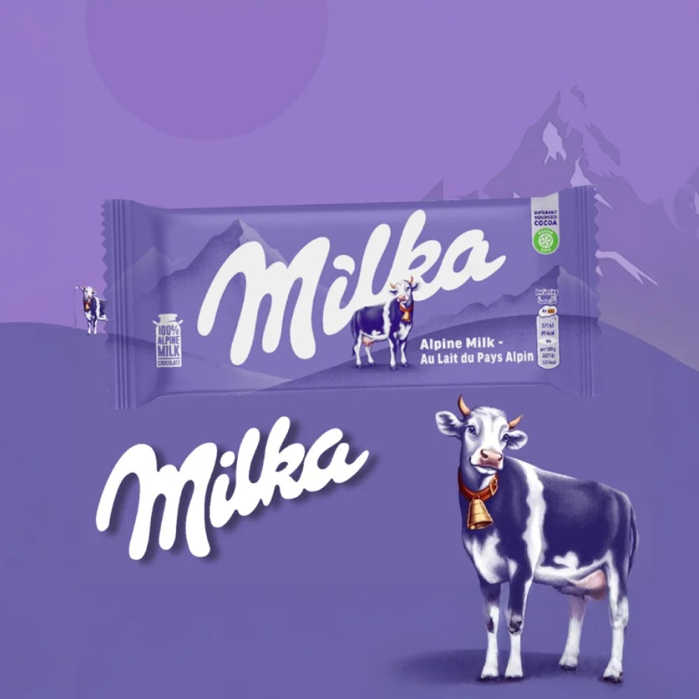 Milka Alpine Milk Chocolate Bar