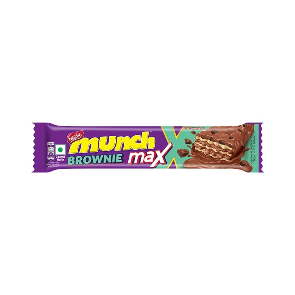 Nestle Munch Brownie Max Choco Coated Wafer Chocolate
