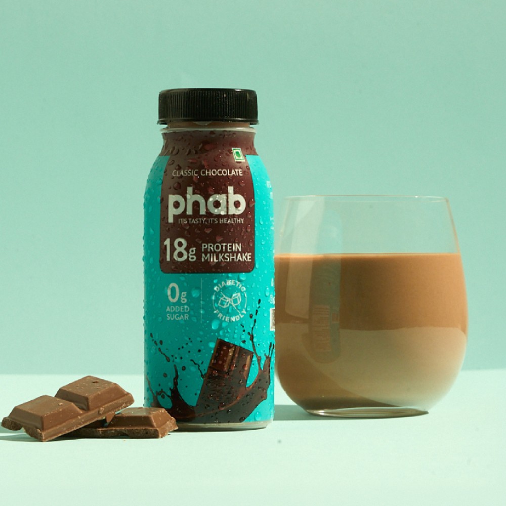 Phab 18g Protein Milkshake - Classic Chocolate (No Added Sugar)