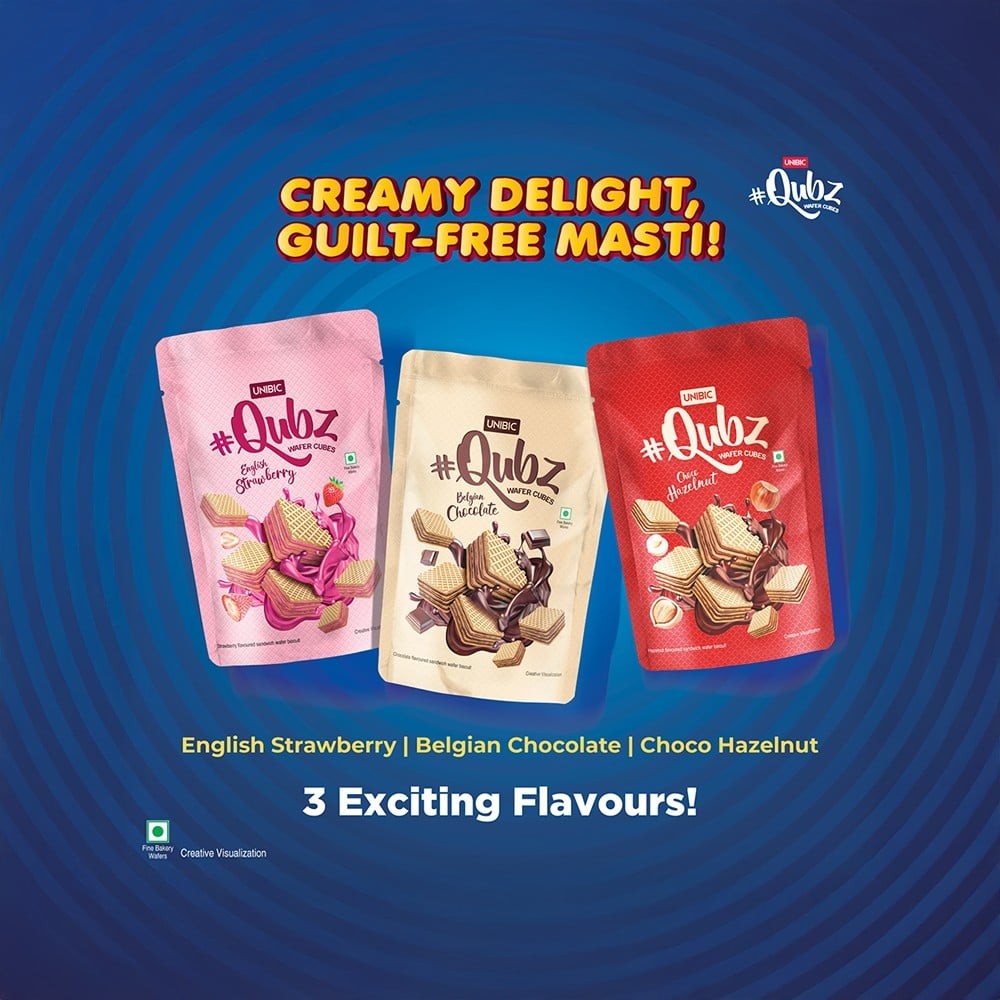 Unibic Qubz Assorted Wafer Chocolate