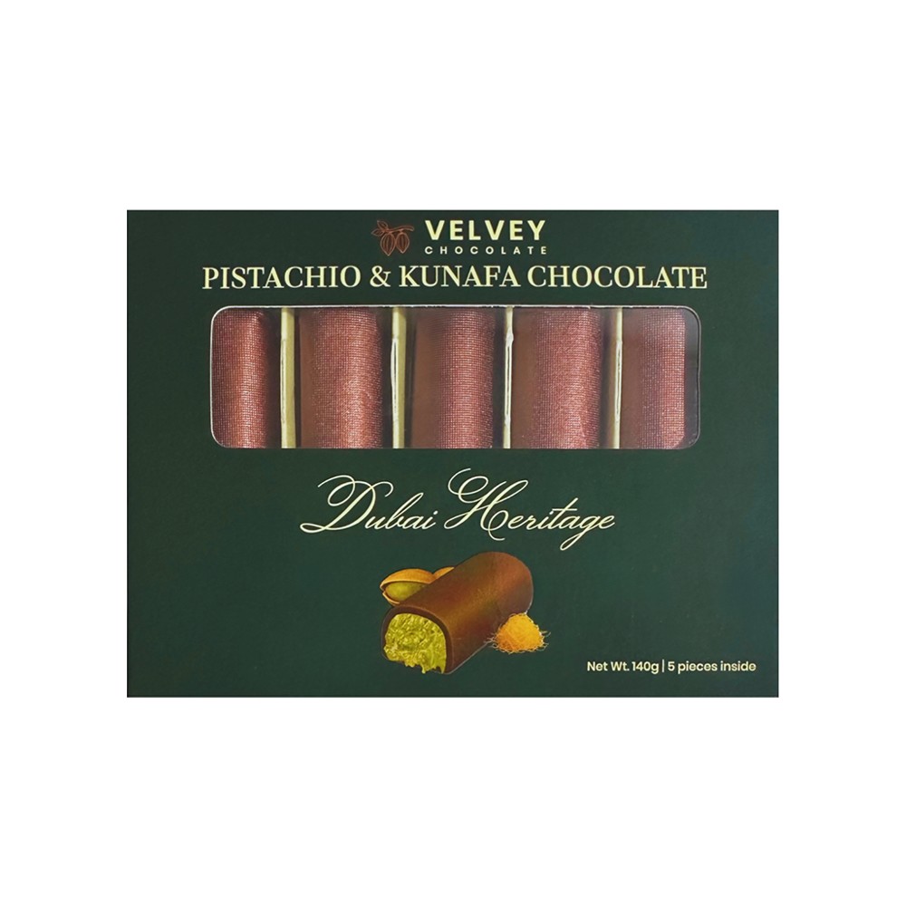Velvey Pistachio & Kunafa Chocolate Bar