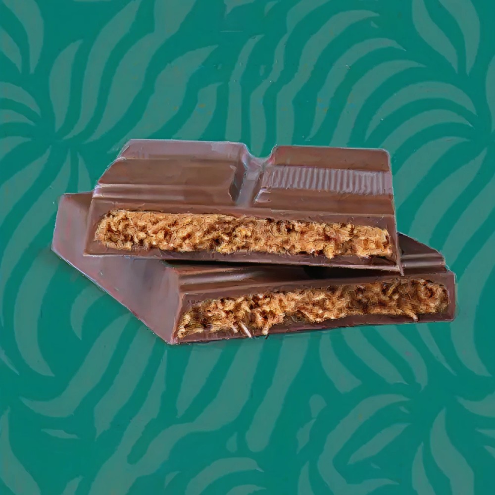 Yalla Delights Biscoff Kunafa Chocolate Bar