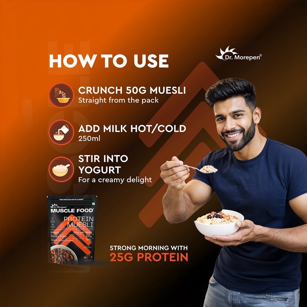 Dr. Morepen Muscle Food Protein Muesli