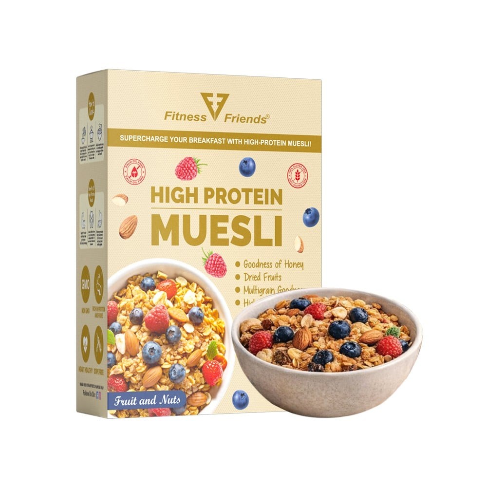 Fitness Friends High Protein Fruit & Nut Muesli