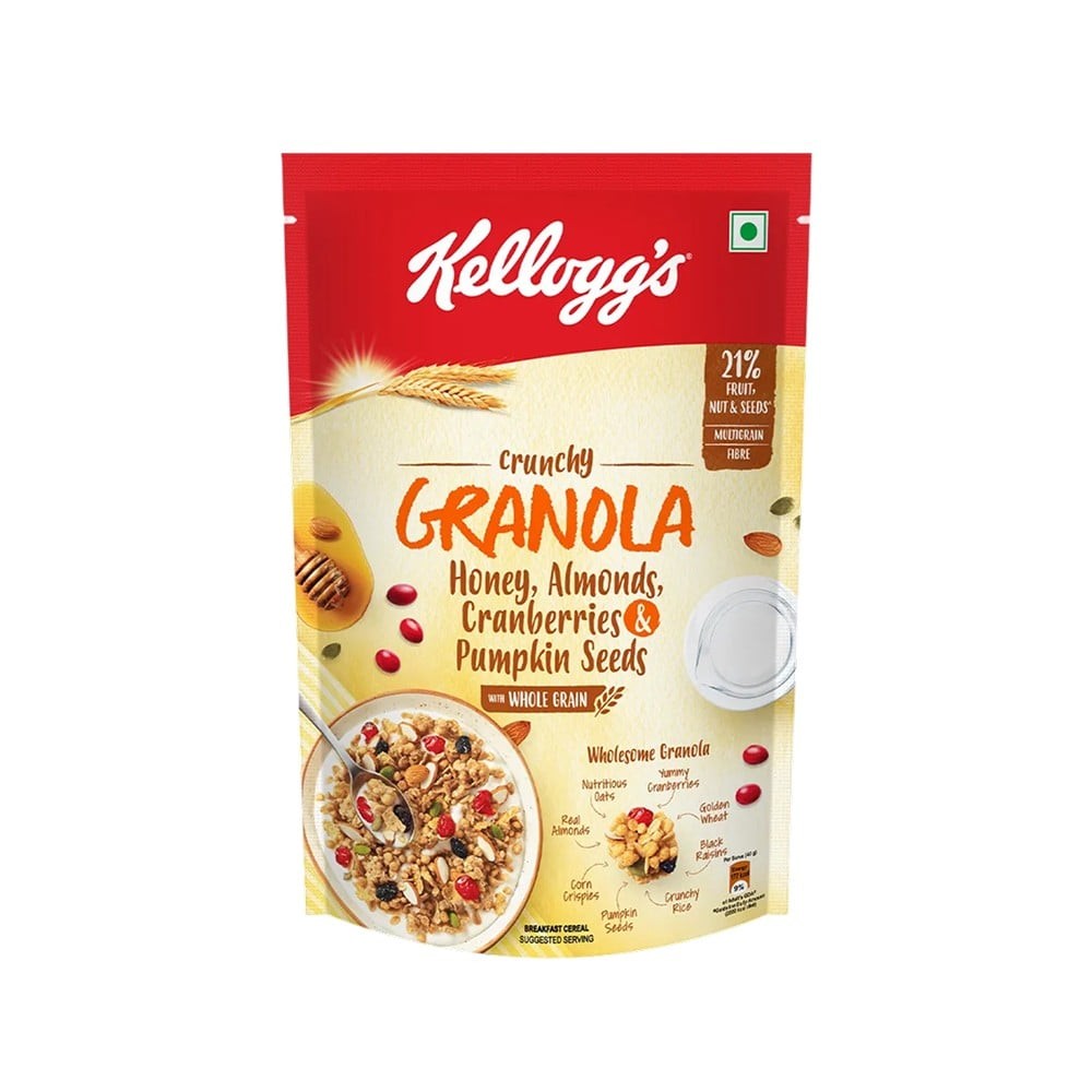 Kellogg's Crunchy Muesli Granola Cereal (Almonds, Strawberries & Pumpkin Seeds)