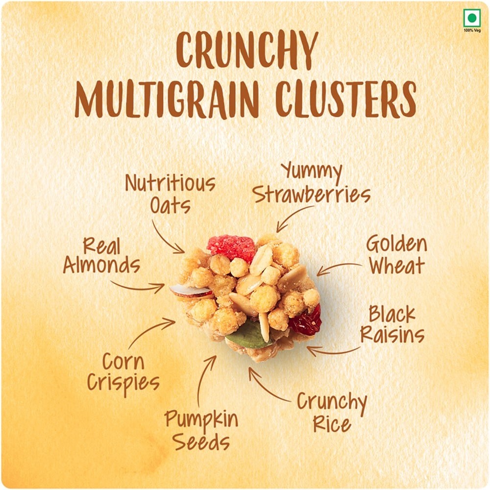 Kellogg's Crunchy Muesli Granola Cereal (Almonds, Strawberries & Pumpkin Seeds)