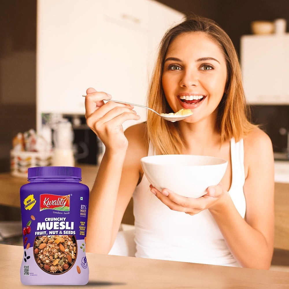 Kwality Crunchy Muesli Fruit, Nut & Seeds