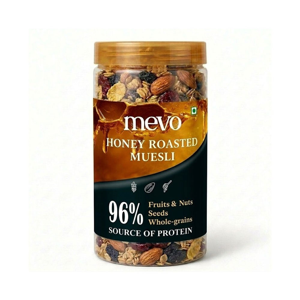 Mevo Muesli with 96% Fruits, Nuts & Seeds