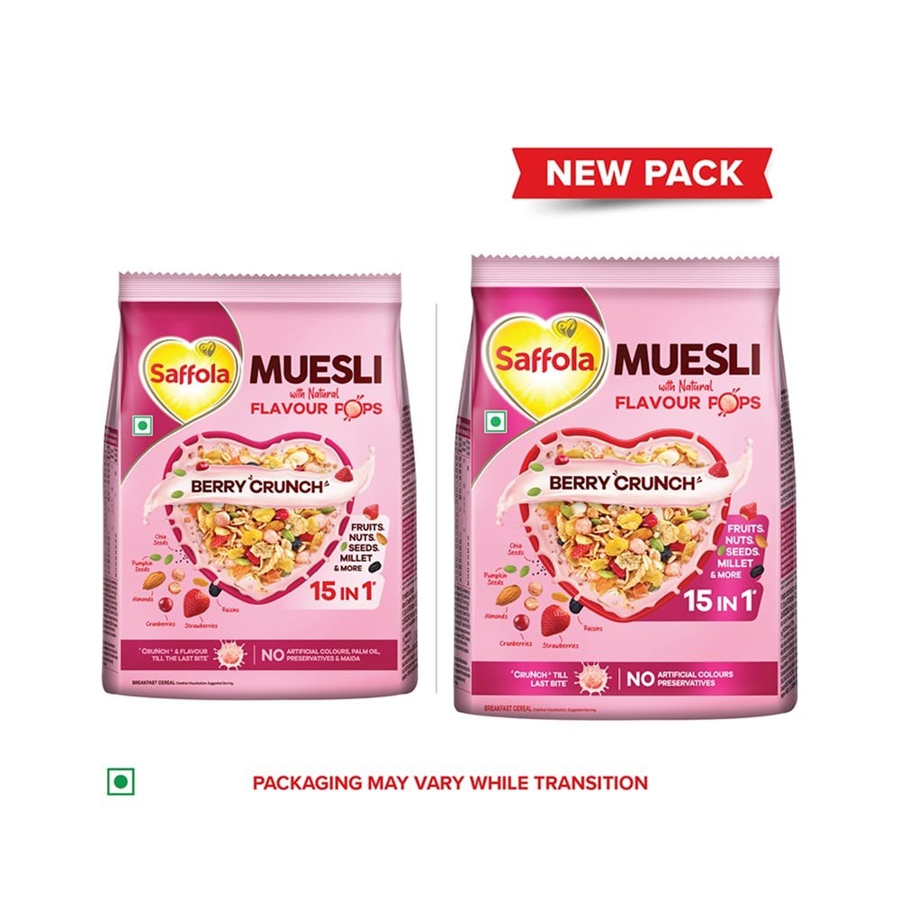 Saffola Muesli Berry Crunch
